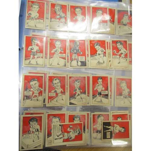 9 - Collection in albums, stock books and loose with complete sets including Players Cricketers 1934, Cr... 