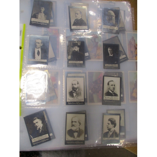 9 - Collection in albums, stock books and loose with complete sets including Players Cricketers 1934, Cr... 