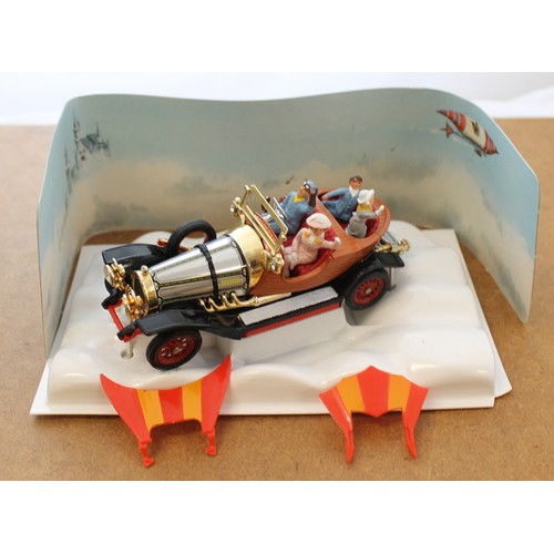 246 - Corgi. No. 266 'Chitty Chitty Bang Bang' complete with four figures and retractable wings, near mint... 