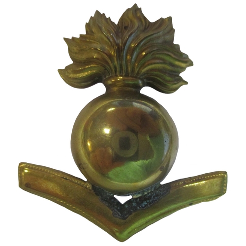 83 - Royal Marine Artillery 1855-57 undress cap badge range with Lance-Sergeant, Bombardier and Lance-Bom... 