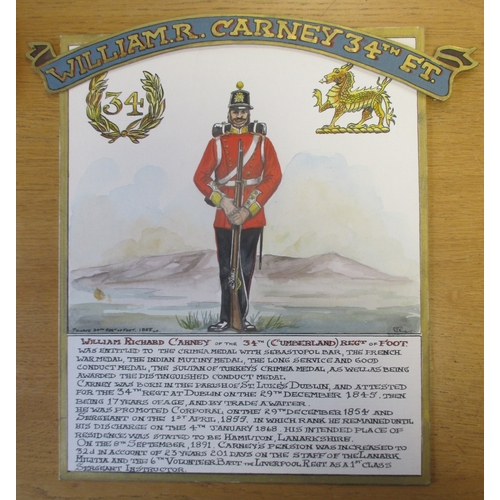 11 - Crimean Distinguished Conduct Medal, 1854 Crimea Medal (officially impressed) Sebastopol clasp, QV s... 