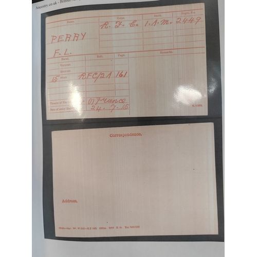 1 - Royal Air Force range in mixed condition with:
1. BWM & Victory Medal to 164534. 3. A.M. H.J. Bibbe.... 