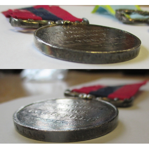 11 - Crimean Distinguished Conduct Medal, 1854 Crimea Medal (officially impressed) Sebastopol clasp, QV s... 