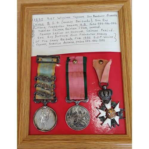 12 - 1854 Crimea Medal range, some reproductions noted with:
1. 3 clasp Balakava, Inkermann, Sebastopol t... 