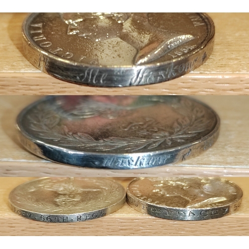 12 - 1854 Crimea Medal range, some reproductions noted with:
1. 3 clasp Balakava, Inkermann, Sebastopol t... 