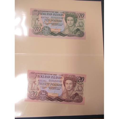 174 - Collection in sleeves generally extremely fine to uncirculated with ranges from Falkland Is, Gibralt... 