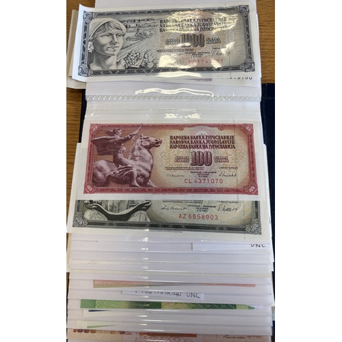 178 - Collection of notes in two albums and loose, generally extremely fine with some better, including ra... 