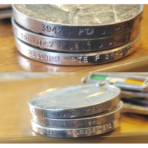 2 - Collection in mixed condition, some with copied rolls with: - 
1. QSA with 4 clasp Orange Free State... 