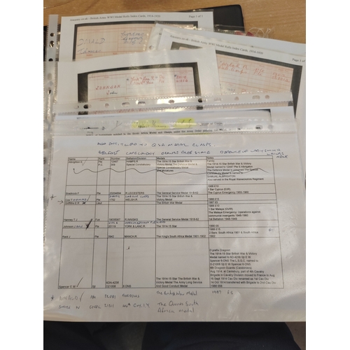 2 - Collection in mixed condition, some with copied rolls with: - 
1. QSA with 4 clasp Orange Free State... 