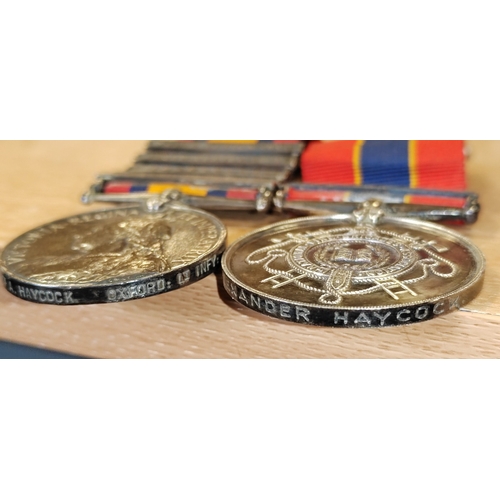 20 - 1899 QSA with 5 clasp Cape Colony, Orange Free State, Transvaal, South Africa 1901 and South Africa ... 