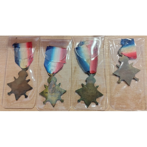 22 - WWI Royal Warwickshire Regiment range includes:
1. WWI trio with 1914 Star to 7943 Pte. P. Gibbs. R.... 