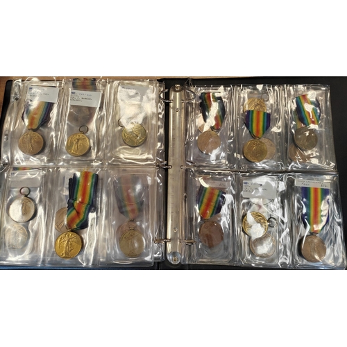 23 - WWI Victory Medal collection to various, ranging from Private to Warrant Officers class 2, includes ... 