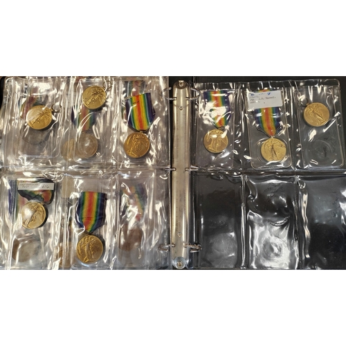23 - WWI Victory Medal collection to various, ranging from Private to Warrant Officers class 2, includes ... 