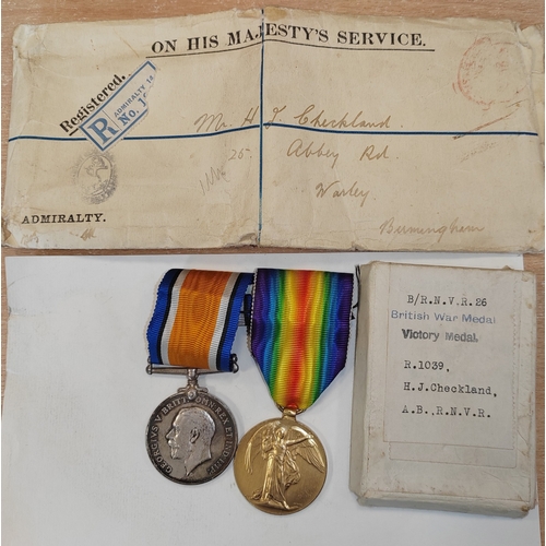 24 - WWI Royal Navy range includes:
1. George V Navy LSGC to 343073 F.E. Jesse. Blacksmith. H.M.S. Hampsh... 