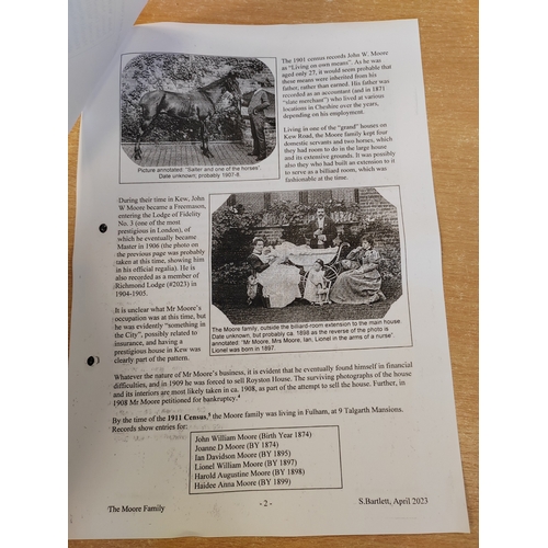 27 - WW1 range with:
1. Trio with 1914-15 Star to Lieut. L.W.B. Moore. R.F.A., BWM and Victory Medal to L... 