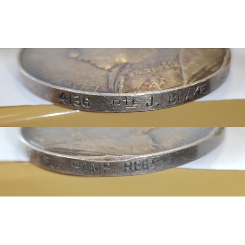 3 - Range in mixed condition with:- 
1. AGSM with 2 clasp Somaliland 1902-04, Jidballi to 4136 Pte. J. B... 