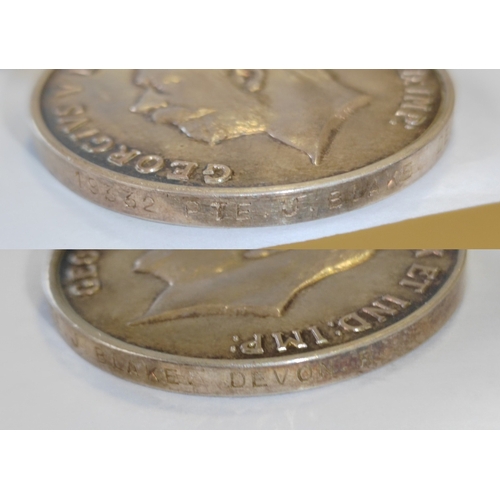 3 - Range in mixed condition with:- 
1. AGSM with 2 clasp Somaliland 1902-04, Jidballi to 4136 Pte. J. B... 