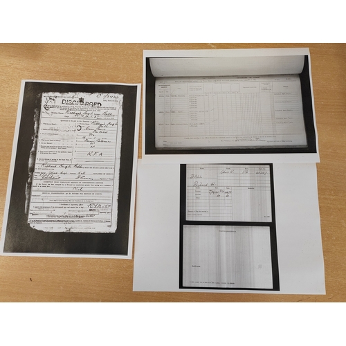 37 - Medal group to Sergeant Richard Ball with WW1 BWM and Victory medal to 40247 Pte. R.H. Ball. Ches.R.... 