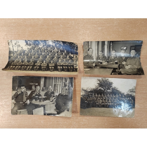 39 - WWII range with 1939-45, Africa (1st army bar), Italy, France and Germany Stars, Defence Medal and B... 