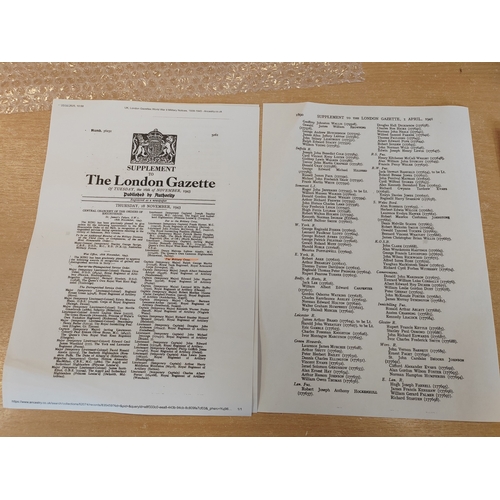 41 - WWII Military Cross group of 7 to Lt. John McKenzie Porter of the 2nd Battalion The Cameronians, Sco... 