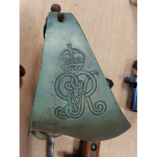 53 - Edged weapon range with 944 Lee Enfield (SMLE) No1 Mk.III. rifle bayonet by R.I.F. (Rifle Factory Is... 