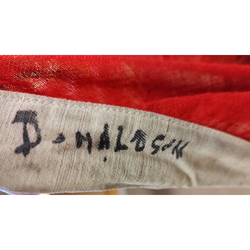 57 - Collection of Naval flags 3 yards to smaller, includes French flag, Brazil flag, Italy Flag, Red Ens... 