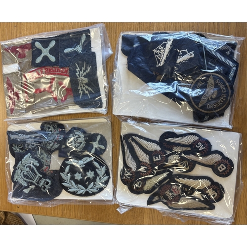 62 - Militaria range with French WW1 Binoculars and Carl Zeiss single lens binocular, range of cap badges... 