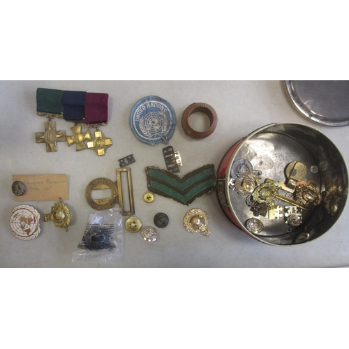 63 - Collection of Royal Marine and UN uniforms, medals, badges and assorted militaria attributed to Cpl ... 