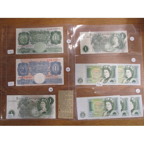 75 - Range of very fine to extremely fine issues, with £50 Somerset 1981 B54, Salmon 2011 AC63, AB49, £20... 