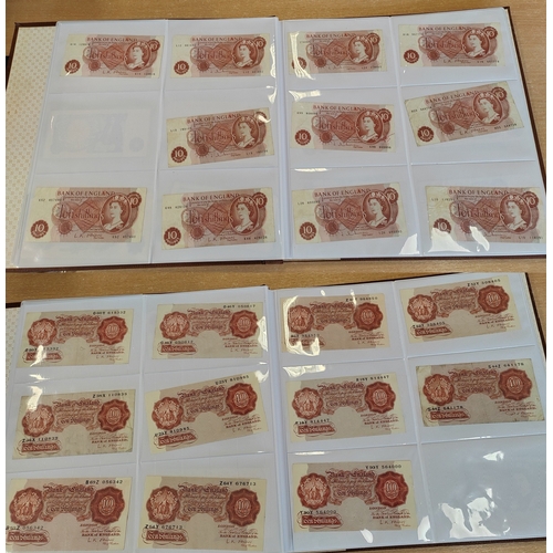 91 - Collection in album generally very fine to uncirculated, miseries with £1 Beale (1), O'Brien (1), Ho... 