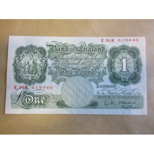 90 - Collection of banknotes, generally very fine with some better, including ranges of Beale £1 (13), Ho... 