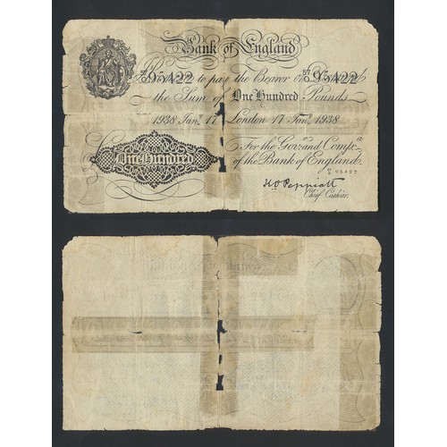 130 - P.S. Beale. Consecutive pair of white £5 S14 054405 to ...406, both good very fine (Duggleby B270), ... 