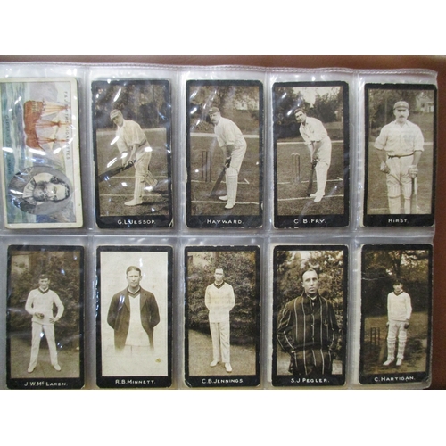 1 - Collection in 4 albums and plastic sleeves with part sets including L&B The Thames (37), Ogdens Boxe... 