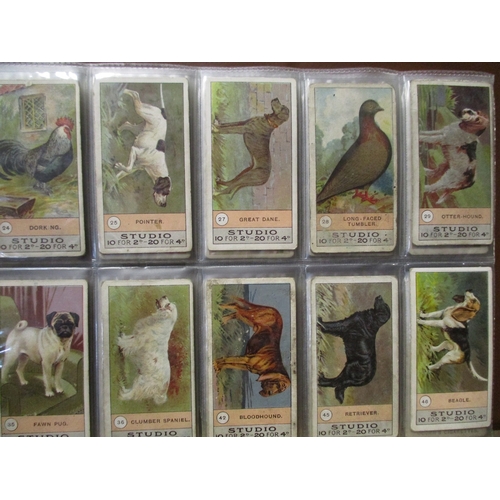 1 - Collection in 4 albums and plastic sleeves with part sets including L&B The Thames (37), Ogdens Boxe... 