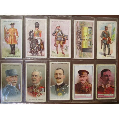 1 - Collection in 4 albums and plastic sleeves with part sets including L&B The Thames (37), Ogdens Boxe... 