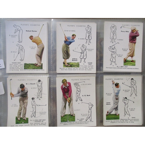 10 - Collection of mostly Players in 7 albums, plastic sleeves and loose with complete sets including Pla... 