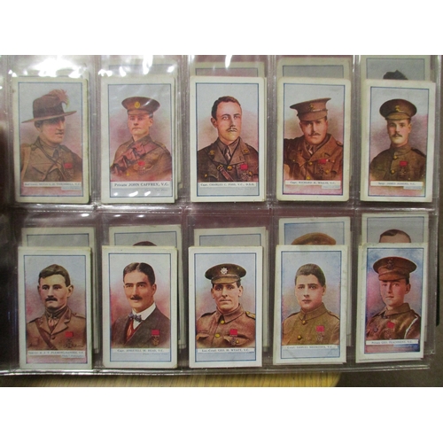 11 - Collection of mostly sports-related, in 2 albums with complete sets including Ardath Famous Football... 