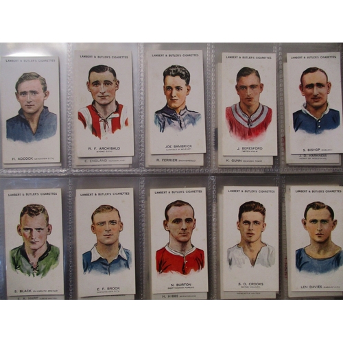 11 - Collection of mostly sports-related, in 2 albums with complete sets including Ardath Famous Football... 