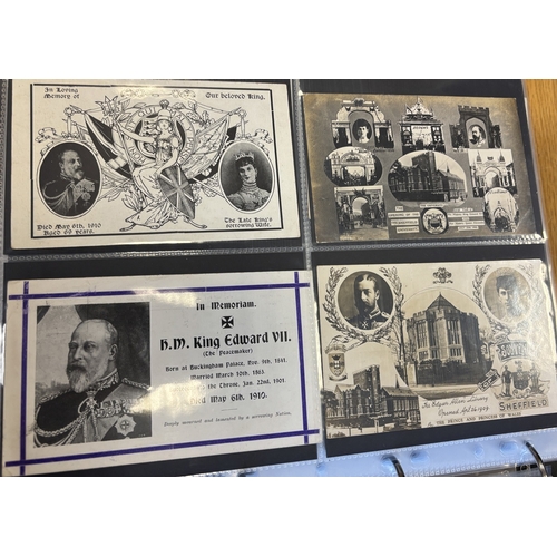 111 - Royalty. Great Britain. Coln. in 2 modern albums with slipcases, with ranges of QV-KGV, incl. QV-KGV... 