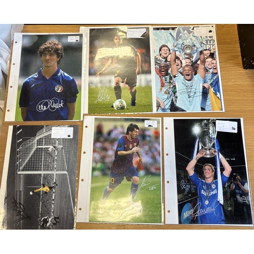 116 - Sports. Collection of autographs from Football and Rugby players and sports programmes, including wi... 
