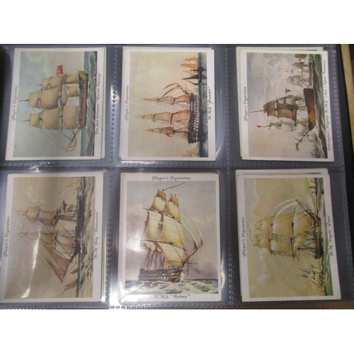 12 - Collection in 10 albums with complete sets including Gallaher 1912 Woodland Trees Series, Ogdens Fam... 