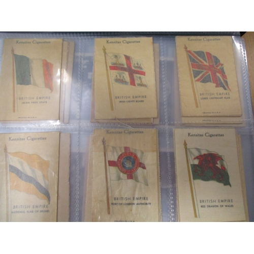 12 - Collection in 10 albums with complete sets including Gallaher 1912 Woodland Trees Series, Ogdens Fam... 