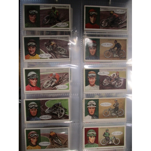 12 - Collection in 10 albums with complete sets including Gallaher 1912 Woodland Trees Series, Ogdens Fam... 