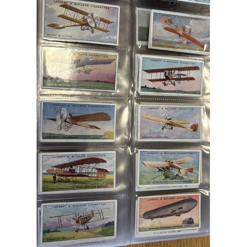 13 - Collection in 6 albums of complete and part sets, generally very good, including L&B Aviation, Motor... 