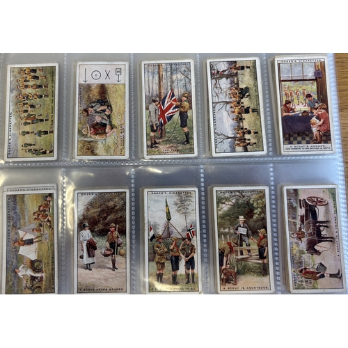 17 - Collection in 7 albums of full sets, generally very good, including Ogdens Australian Test Cricketer... 