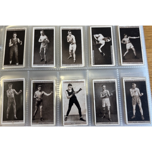 17 - Collection in 7 albums of full sets, generally very good, including Ogdens Australian Test Cricketer... 
