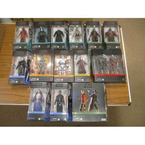 181 - Star Wars. Hasbro. The Black Series collection of figures, generally mint in near mint boxes, includ... 