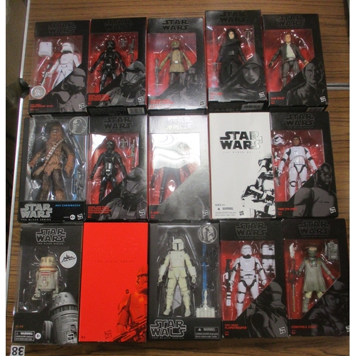 183 - Star Wars. Hasbro. Collection of The Black Series figures, generally mint in near mint boxes, largel... 