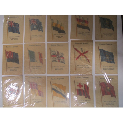 19 - Collection in albums and sleeves with Phillips silks including City Arms, Heraldic Series, Regimenta... 