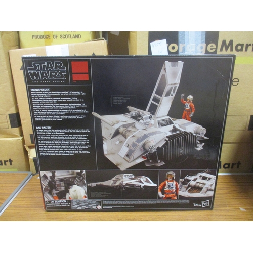 195 - Star Wars. Hasbro. The Black Series Snowspeeder with Dax Ralter, mint in near mint box. (B)